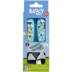 Kalanka - set de 2 couverts mtalliques (cuillre et fourchette) bleu