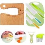 Kalanka - set de 8 couteaux pour enfants - couteaux sécurisés pour enfants à partir de 2 ans, jouet montessori ... Kalanka - set de 8 couteaux pour enfants - couteaux sécurisés pour enfants à partir de 2 ans, jouet montessori ...