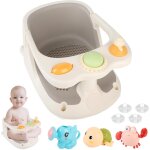 Kalanka - sige de bain pour bb de 6 mois et plus, anneau de bain bb antidrapante, transat de bain ...