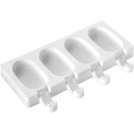 Kalanka - silikomart 22. 341. 87. 0065 gel01m moule a esquimaux mini classique silicone blanc, 38 x 73 ...
