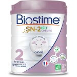 Kalanka - sn - 2 bio lait infantile en poudre a base de lait de chvre 2me age de 6 a 12 mois 800g