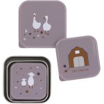 Kalanka - lã¤ssig boîte a casse - croûte, lot de 3, en acier inoxydable tiny farmer lilac Kalanka - lã¤ssig boîte a casse - croûte, lot de 3, en acier inoxydable tiny farmer lilac