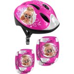 Kalanka - stamp helmet + elbow & knee pads barbie fille, pink, 50 - 56 cm
