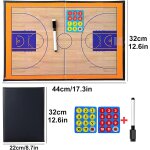 Kalanka - tableau de basket - ball pour entraîneur de basket - ball avec aimants et crayons Kalanka - tableau de basket - ball pour entraîneur de basket - ball avec aimants et crayons