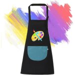 Kalanka - tablier enfant, 1 pices tablier enfants avec poches, tablier peinture enfant, rglables kids ...