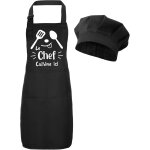 Kalanka - tablier enfant et chapeau de chef, rglables personnalis tablier et chapeau pour la cuisine ...