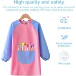 Kalanka - tablier de peinture pour enfants 1 pice, tablier de peinture impermable pour garons et filles ...