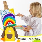 Kalanka - tablier peinture enfant, tablier cuisine enfants, avec poches, blouse peinture manches longues ...
