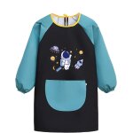 Kalanka - tablier peinture enfant, tablier cuisine enfants, avec poches, blouse peinture manches longues ...