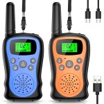 Kalanka - talkie walkie enfants rechargeable, talkie walkie longue porte 3 km avec batterie 1000mah, ...