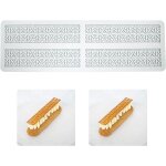 Kalanka - tapis de dentelle de fondant en silicone, moule d'empreinte artisanale de sucre dcoration ...
