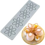 Kalanka - tapis de dentelle fondant en silicone, moule a impression artisanale de sucre dcoration de ...