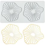 Kalanka - tapis de dentelle en silicone, moule d'impression de processus de sucre comestible cake molecule ...