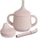 Kalanka - tasse apprentissage bebe 3 etapes, verre bebe apprentissage anti fuite, gobelet paille bebe ...
