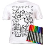 Kalanka - tee - shirt chat à colorier avec 10 stylos magiques lavables non toxiques ¿ coloriez votre ... Kalanka - tee - shirt chat à colorier avec 10 stylos magiques lavables non toxiques ¿ coloriez votre ...