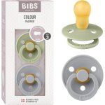 Kalanka - ttine bibs colour. lot de 2 sucettes. sans bisphnol a, tterelle ronde. latex de caoutchouc ...