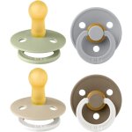 Kalanka - ttine bibs colour. lot de 4 sucettes. sans bisphnol a. 2x brillent dans le noir, tterelle ...