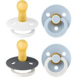 Kalanka - ttine bibs colour. lot de 4 sucettes. sans bisphnol a. 2x brillent dans le noir, tterelle ...
