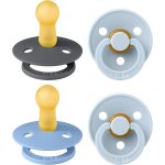 Kalanka - ttine bibs colour. lot de 4 sucettes. sans bisphnol a, tterelle ronde. latex de caoutchouc ...