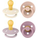 Kalanka - ttine bibs colour. lot de 4 sucettes. sans bisphnol a, tterelle ronde. latex de caoutchouc ...