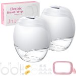Kalanka - tire lait electrique mains libre  double pompe sans bpa, 3 modes, 12 niveaux, biberon amovible, ...