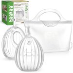 Kalanka - tire - lait portable en silicone avec sac de stérilisateur, 2 en 1 mains libres passif récupérateur ... Kalanka - tire - lait portable en silicone avec sac de stérilisateur, 2 en 1 mains libres passif récupérateur ...