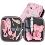 Kalanka - - trousse de soin bébé rose ¿ dès la naissance ¿ 9 essentiels de soin ¿ thermomètre rectal, ... Kalanka - - trousse de soin bébé rose ¿ dès la naissance ¿ 9 essentiels de soin ¿ thermomètre rectal, ...