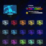 Kalanka - veilleuse de gardien de but de hockey, lampe a illusion led 3d, 16 couleurs, alimentée par ... Kalanka - veilleuse de gardien de but de hockey, lampe a illusion led 3d, 16 couleurs, alimentée par ...