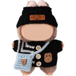 Kalanka - vtements pour poupes de 17 cm, joli ensemble de vtements avec chapeau noir pull et petit ...