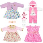 Kalanka - v�tements de poup�e, lot de 4 robe de poup�e accessoires pour poup�es v�tements de poup�e 14 ...