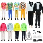 Kalanka - v�tements de poup�e ken compatibles - 28 pi�ces : 1 costume, 1 pull, 3 v�tements, 3 pantalons, ...