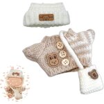 Kalanka - vtements pour poupe labubu 3 pices vetement 17 cm peluche accessoires diy pour labubu pull ...