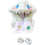 Kalanka - vêtements de poupée en peluche - veste à capuche - 20 cm - vert Kalanka - vêtements de poupée en peluche - veste à capuche - 20 cm - vert
