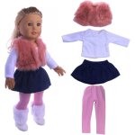 Kalanka - v�tements de poup�e robe tenue d'hiver gilet jupe pour poup�e american girl 18 pouces
