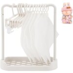 Kalanka - wallfid armoire pour poup�es avec support ¿ mini penderie pour poup�es en peluche 10 / 15 ...