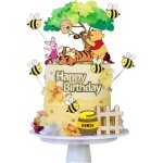 Kalanka - winnie gteau topper, toothpick flags 15 pices winnie l'ourson cupcake toppers dcoration ...