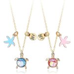 Kales - 1 paire amiti pendentif collier ensemble, collier bffcollier d'amiticollier d'amiticollier ...