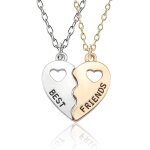 Kales - lot de 2 colliers bff collier d'amiti meilleurs amis pour les filles cadeaux d'anniversaire ...