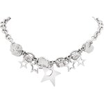 Kales - pendentif etoile argenté, collier chunky, tenue rave punk etoile y2k, accessoire de bijoux, colliers, ... Kales - pendentif etoile argenté, collier chunky, tenue rave punk etoile y2k, accessoire de bijoux, colliers, ...