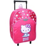 Kalsc - sac a dos a roulettes pour filles hello kitty rose - enfant - ecole - maternelle - garderie - ...