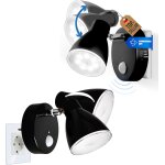 Kalsw - lot de 2 veilleuse capteur led * milo * 2635 - 025 eclairage de scurit 230v avec dtecteur ...