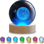 Kalsw - boule de cristal 3d, boule de cristal lumineuse gravée, led crystal ball, rgb light, veilleuse ... Kalsw - boule de cristal 3d, boule de cristal lumineuse gravée, led crystal ball, rgb light, veilleuse ...