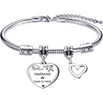 Kalsw - cadeau de marraine bracelet de marraine d'anniversaire cadeau fte des mres pour marraine meilleure ...