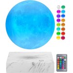 Kalsw - lampe lunaire magntique flottante et tournante, lampes lunaires 3d a lvitation, veilleuses ...