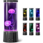 Kalsw - lampe meduse lumineuse aquarium 17 couleurs changeantes jellyfish lamp avec tlcommande, aliment ...