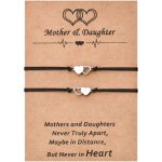 Kalsw - mre fille bracelet cadeau pour mres et filles bracelets a c?ur 3 / 4 assorti pour grand - mre ...