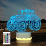 Kaltd - truck illusion 3d lampe de nuit tracteur 16 couleurs changeantes eclairage hologramme dimmable ... Kaltd - truck illusion 3d lampe de nuit tracteur 16 couleurs changeantes eclairage hologramme dimmable ...