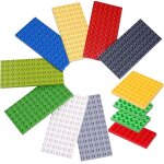 Kalwl - lot de 12 plaques de construction compatibles avec les grands blocs de construction de toutes ...