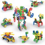 Kalwl - kit de 152 blocs de construction pour enfants, jouets stem, cadeaux sensoriels, education, a ... Kalwl - kit de 152 blocs de construction pour enfants, jouets stem, cadeaux sensoriels, education, a ...