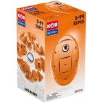 Kalwl - kor 671 color orange, jeu de construction, 55 pices